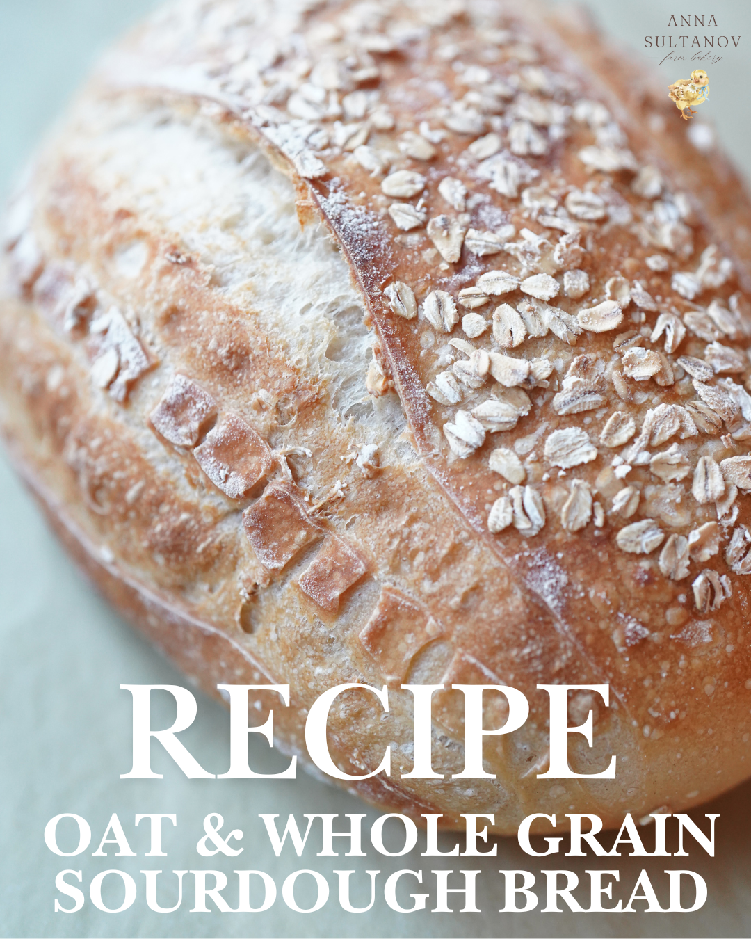 RECIPE: Oat & Whole Grain Sourdough Bread